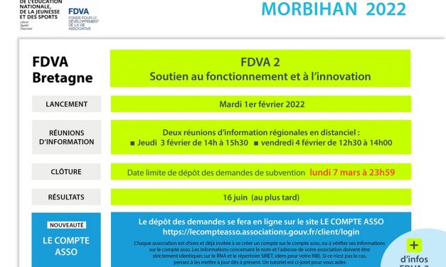 Lancement de l’appel à projet 2022 du Fonds pour le Développement de la Vie Associative