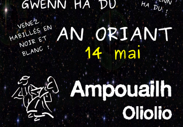 Fest Noz Gwenn ha Du le 14 mai au Palais des Congrès de Lorient