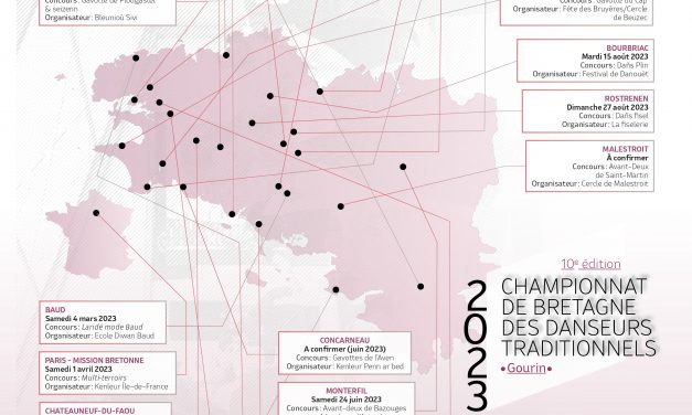 Carte des concours qualificatifs 2022/2023