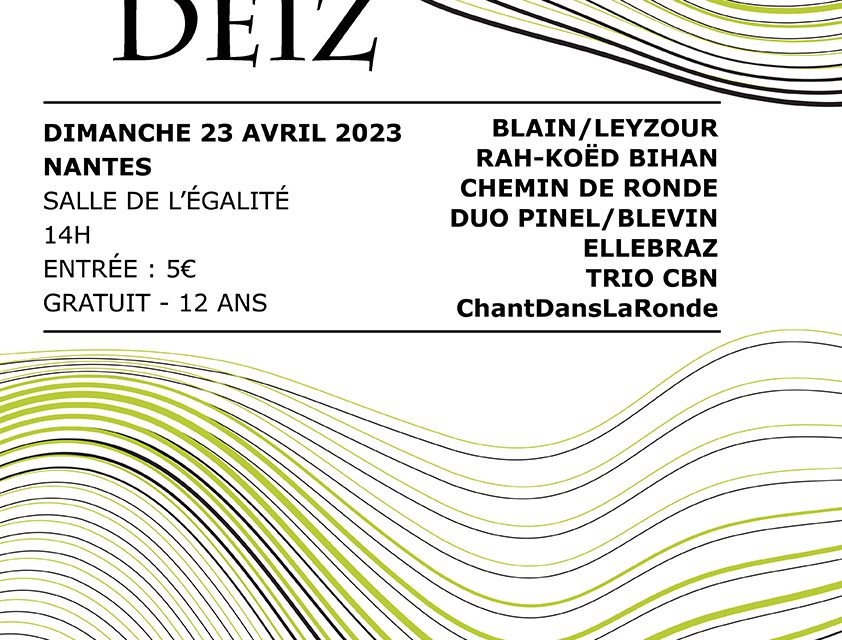 Fest-deiz du Cercle Breton de Nantes le dimanche 23 avril