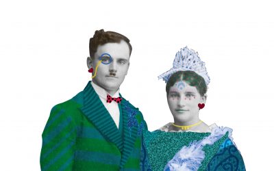 Plougoumelen / Les enfants se mettent au collage urbain