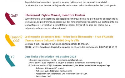 Stage “Socle commun” le 15 octobre