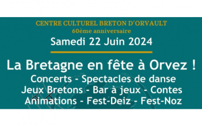 Clôture des 60 ans du CCBO – La Bretagne en fête à Orvez