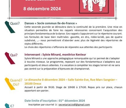 Stage socle commun à Dreux