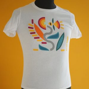 Tee-shirt Klas'Dañs Enfants - Blanc - Impression face